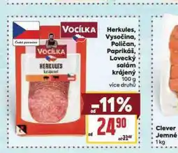 Billa Herkules nabídka