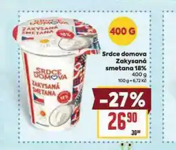 Billa Zakysaná smetana 18% nabídka