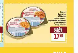 Billa Topinková pikantní pomazánka nabídka