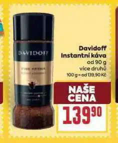 Billa Davidoff instantní káva nabídka