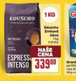 Billa Eduscho zrnková káva nabídka