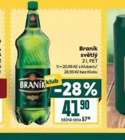 Billa Pivo braník nabídka
