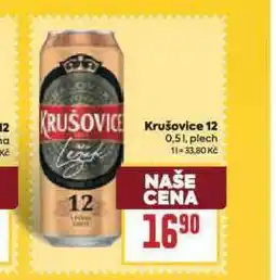 Billa Pivo krušovice 12 královský ležák nabídka