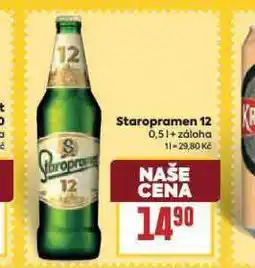 Billa Pivo staropramen 12 nabídka