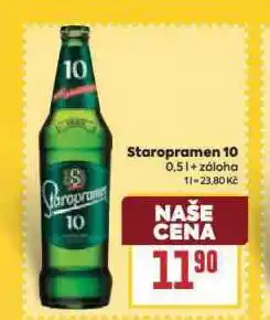 Billa Pivo staropramen 10 nabídka