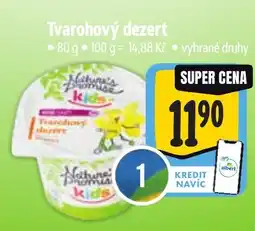 Albert Nature's Promise Kids Tvarohový dezert nabídka