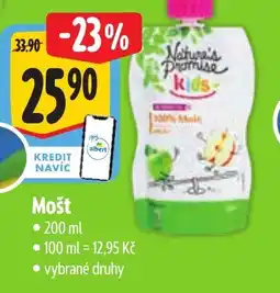 Albert Nature's Promise Kids Mošt nabídka