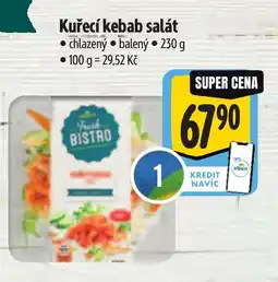 Albert Kuřecí kebab salát nabídka