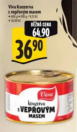Albert VIVA Konzerva s vepřovým masem nabídka