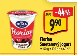 Albert OLMA Florian Smetanový jogurt nabídka
