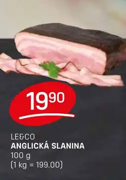 Flop LE &CO Anglická slanina nabídka