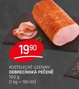 Flop Kostelecké Uzeniny Debrecínská pečeně nabídka