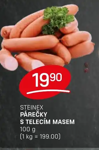 Flop Steinex Párečky s telecím masem nabídka