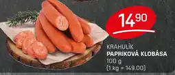 Flop Krahulík Papriková klobása nabídka