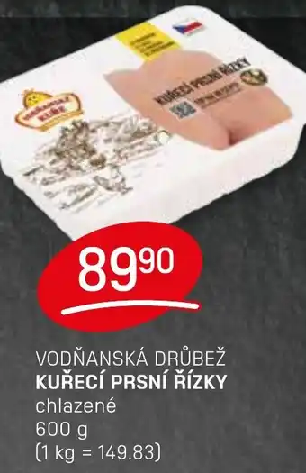 Flop Vodňanská Drůbež Kuřecí prsní řízky nabídka