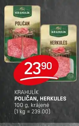 Flop KRAHULIK Poličan, herkules nabídka