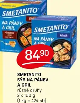 Flop SMETANITO Sýr na pánev a gril nabídka