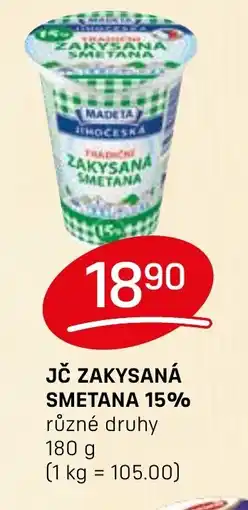 Flop MADETA Jč zakysaná smetana 15% nabídka