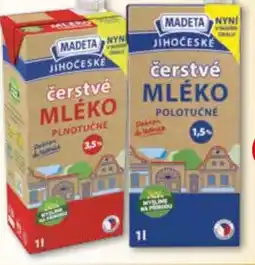 Flop MADETA Jč mléko čerstvé nabídka