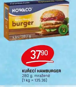 Flop NOWACO Kuřecí hamburger nabídka