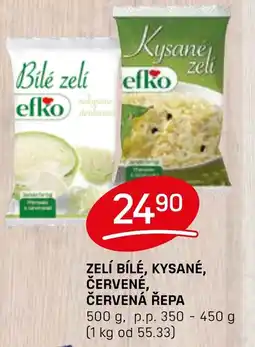 Flop Zelí bílé, Kysané, červené, červená řepa nabídka