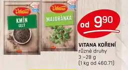 Flop VITANA Koření nabídka