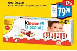 Albert Kinder čokoláda nabídka