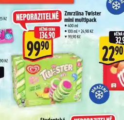 Albert Zmrzlina twister mini multipack nabídka