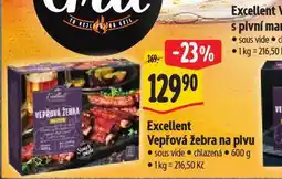 Albert Excellent vepřová žebra na pivu nabídka