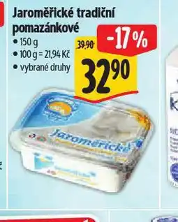 Albert Jaromeřické tradiční pomazánkové nabídka