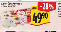 Albert Albert čerstvá vejce m 10 ks nabídka