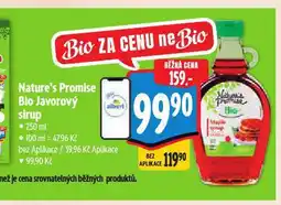Albert Bio javorový sirup nabídka