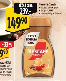 Albert Nescafé classic instantní káva nabídka