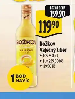 Albert Božkov vaječný likér nabídka