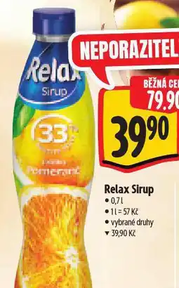 Albert Relax sirup nabídka