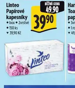 Albert Linteo papírové kapesníky nabídka