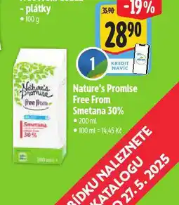 Albert Free from smetana 30% nabídka