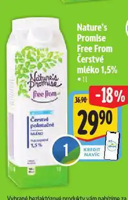 Albert Free from čerstvé mléko 1,5% nabídka