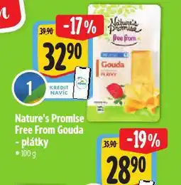 Albert Free from gouda - plátky nabídka