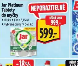 Albert Jar platinum tablety do myčky nabídka