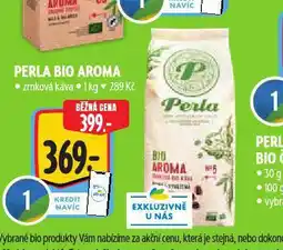 Albert Perla bio aroma zrnková káva nabídka