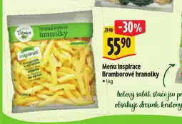 Albert Menu inspirace bramborové hranolky nabídka