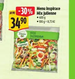 Albert Menu inspirace mix julienne nabídka