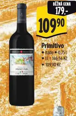 Albert Primitivo nabídka