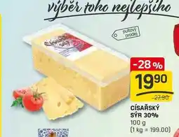 Flop CÍSAŘSKÝ SÝR 30% 100 g nabídka