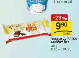 Flop VESELÁ ZVÍŘÁTKA MLÉČNÝ ŘEZ 30 g nabídka