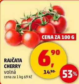 Penny Market RAJČATA CHERRY volná, 100 g nabídka