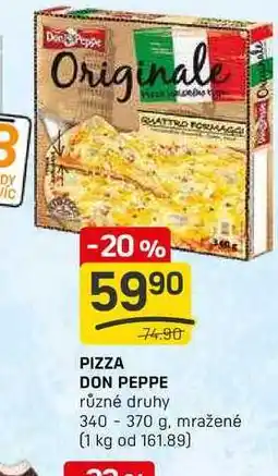 Flop PIZZA DON PEPPE různé druhy 340- 370 g nabídka