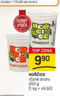 Flop HOŘČICE různé druhy 200 g nabídka