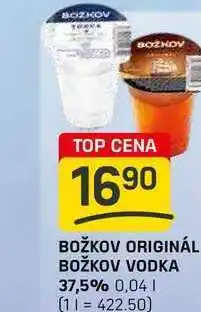 Flop BOŽKOV VODKA 37,5% 0,04l nabídka